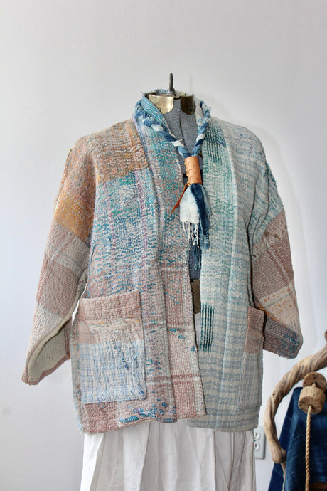 The Highlands Foundry Kantha Quilt Haori Jacket THF27