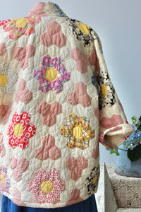 The Highlands Foundry Blush Quilt Coat THF76