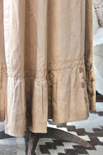 Load image into Gallery viewer, The Highlands Foundry Tan Heirloom Duster Skirt THF82