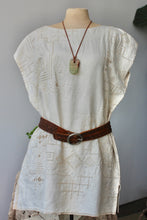 Load image into Gallery viewer, The Highlands Foundry Cream Heirloom Linen Dress THF61
