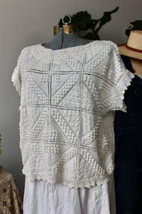 The Highlands Foundry Heirloom Crochet Top THF65