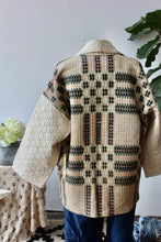 Load image into Gallery viewer, The Highlands Foundry Natural Quilt + Heirloom Coverlet Coat THF39