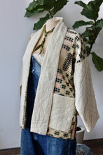 Load image into Gallery viewer, The Highlands Foundry Natural Quilt + Heirloom Coverlet Coat THF39