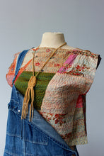 Load image into Gallery viewer, The Highlands Foundry  Sari Patchwork Top THF53