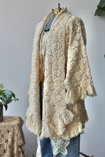 Load image into Gallery viewer, The Highlands Foundry Popcorn Heirloom Crochet Coat THF74