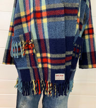 Load image into Gallery viewer, Heritage Blanket Coat (mid blue)