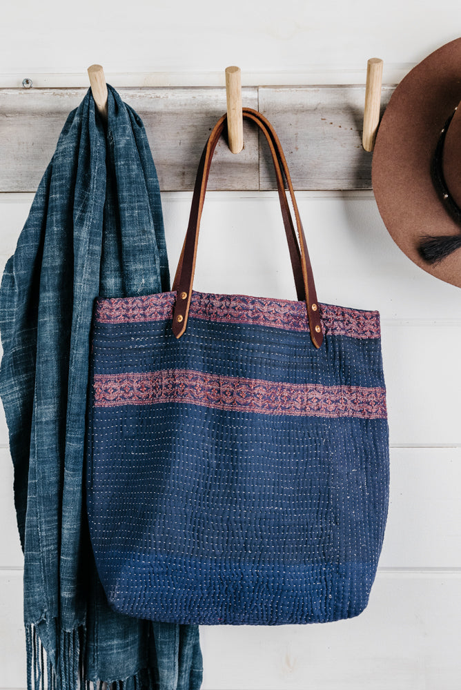 Kantha Quilt Tote