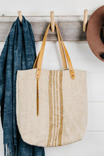 Load image into Gallery viewer, Stripe Grain Sack Tote
