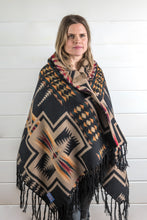 Load image into Gallery viewer, Wool Aztec Poncho