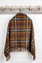Load image into Gallery viewer, Wool Plaid Poncho
