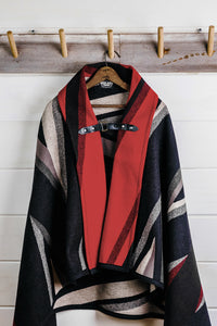 Wool Blanket Poncho