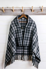 Load image into Gallery viewer, Plaid Wool Poncho