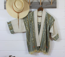 Load image into Gallery viewer, Natural Ikat Haori Jacket