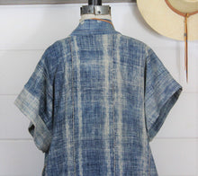 Load image into Gallery viewer, Indigo Shibori Duster Vest