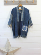 Load image into Gallery viewer, Indigo Quilt Patch Jacket