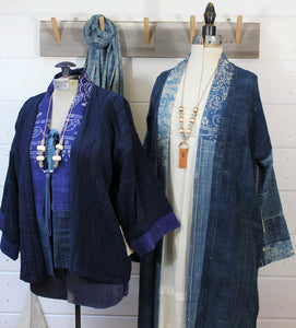Indigo + Chinese Batik Jacket