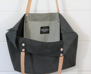 Nubuck Leather Tote