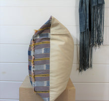 Load image into Gallery viewer, Indigo Ikat Lounge Pillow
