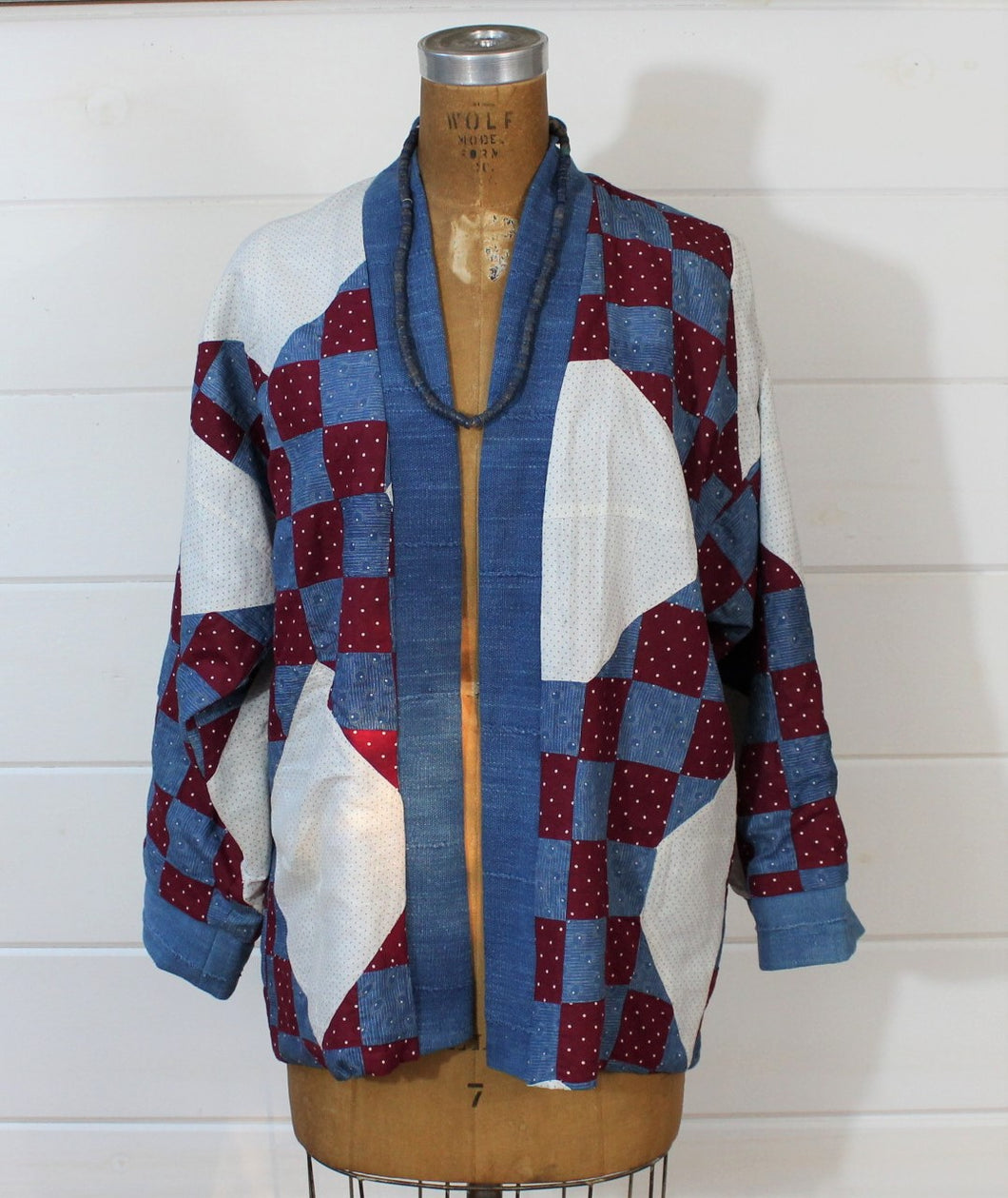 Indigo Calico Quilt jacket(available at our Palm Springs shop)