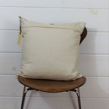 Load image into Gallery viewer, Indigo Quilt + Denim Pillow