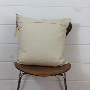 Indigo Quilt + Denim Pillow