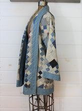 Load image into Gallery viewer, Heirloom Indigo Quilt Duster