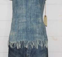 Load image into Gallery viewer, Indigo Mossi Fringe Top