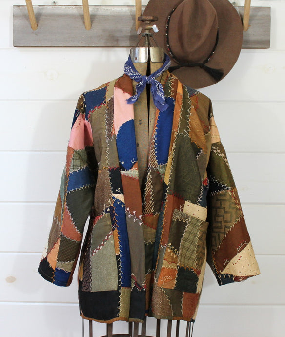 Heirloom Crazy Quilt Coat