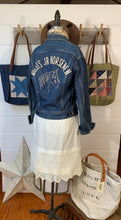 Load image into Gallery viewer, Denim Quilt Patch Tote