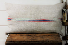 Load image into Gallery viewer, European Stripe Grain Sack Pillow Cover
