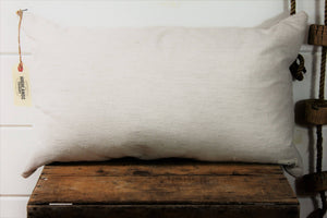 European Stripe Grain Sack Pillow Cover