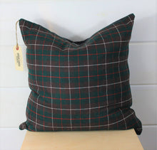 Load image into Gallery viewer, Wool Tartan Pillow Cover