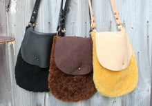 Load image into Gallery viewer, Shearling Leather Crossbody Bags