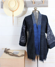 Load image into Gallery viewer, Indigo Batik Jacket ( Sold Out )