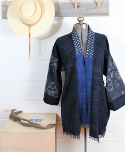 Indigo Batik Jacket ( Sold Out )