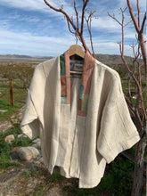 Load image into Gallery viewer, Natural Mud Cloth Quilt Back Jacket