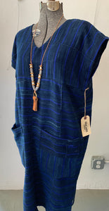 Indigo Stripe Dress(Sold Out)